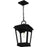 Quoizel Huck 1Light Mini Pendant, Earth Black/Clear Seedy Glass