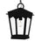 Quoizel Huck 1Light Mini Pendant, Earth Black/Clear Seedy Glass