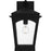 Quoizel Huck 1Lt 17" Outdoor Lantern, Earth Black/Clear Seedy