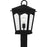 Quoizel Huck 1Lt 19" Outdoor Lantern, Earth Black/Clear Seedy - HUK9010EK