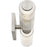 Quoizel Hawes 2Light Bath Light, Brushed Nickel/Clear Ribbed Glass