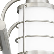 Quoizel Hazlett 2 Light Bath Light, Brushed Nickel/Opal Etched