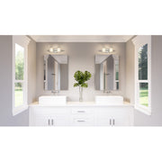Quoizel Hazlett 2 Light Bath Light, Polished Chrome/Opal Etched