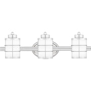 Quoizel Hazlett 3 Light Bath Light, Polished Chrome/Opal Etched