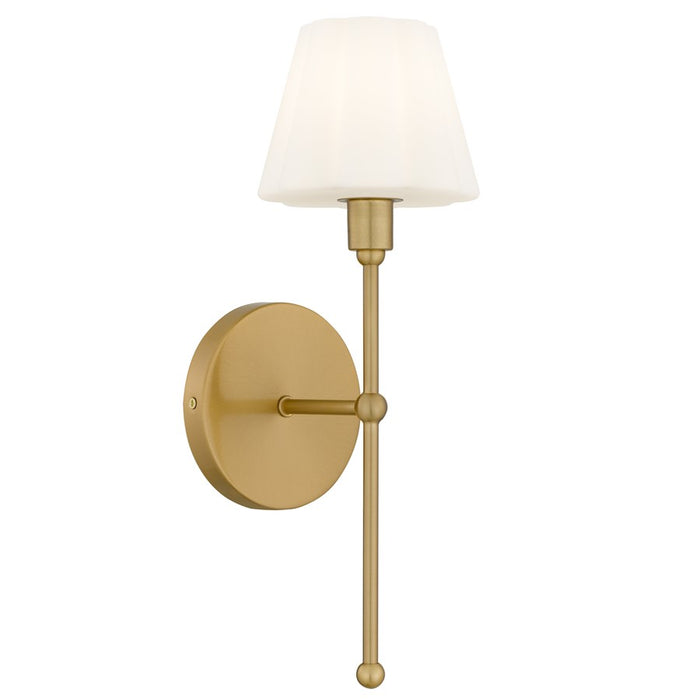 Quoizel Irena 1-Lt Brushed Gold Wall Sconce, Brushed Gold - IRE8705BRG
