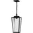 Quoizel Jett 1Lt 19" Outdoor Lantern, Black/Clear/Ribbed/Clear - JET1909MBK