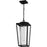 Quoizel Jett 1Lt 19" Outdoor Lantern, Black/Clear/Ribbed/Clear