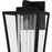Quoizel Jett 1Lt 14" Outdoor Lantern, Black/Clear/Ribbed/Clear