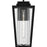 Quoizel Jett 1Lt 18" Outdoor Lantern, Black/Clear/Ribbed/Clear