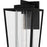 Quoizel Jett 1Lt 18" Outdoor Lantern, Black/Clear/Ribbed/Clear