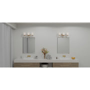 Quoizel Joyner 23in 3-Light Bath Light | Bronze Gold Steel and Opal Etched Glass | Bathroom Vanity | 23 x 6.5 x 7.25 in | Model JOY8623BGD