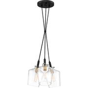 Quoizel June 3 Light Large Pendant, Earth Black