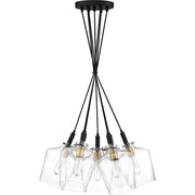 Quoizel June Large 7 Light Pendant, Earth Black