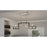 Quoizel Kane 4 Light Linear Chandelier, Earth Black