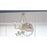 Quoizel Kelleher 5 Light Chandelier, Weathered Brass/Clear
