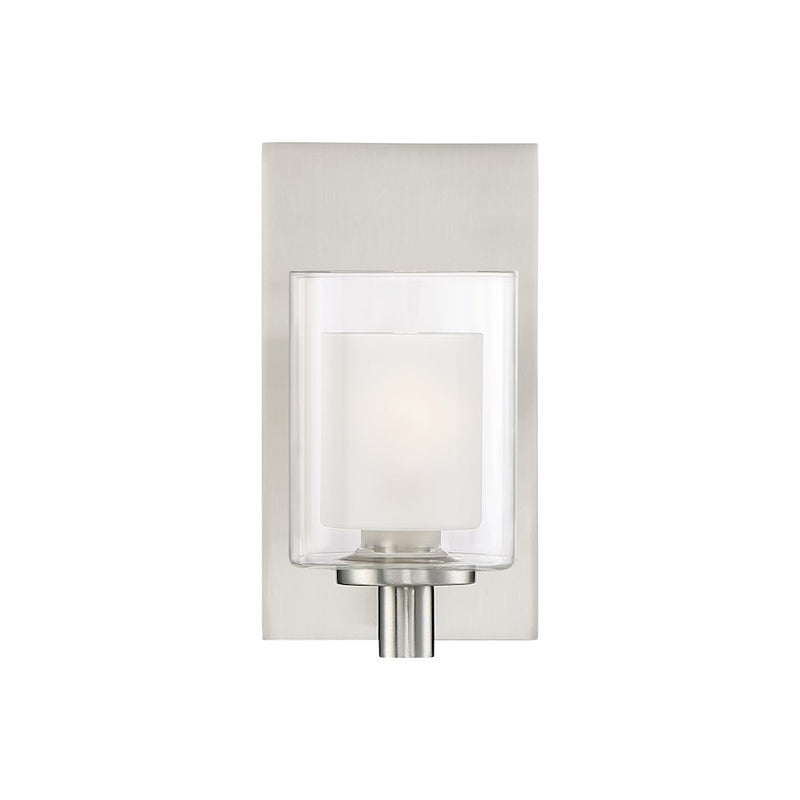 Quoizel Kolt 1 Light Bath Light, Brushed Nickel