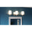 Quoizel Kolt 3 Light Bath Light, Clear/Sandblasted Interior
