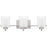Quoizel Kolt 3 Light Bath Light, Clear/Sandblasted Interior