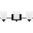 Quoizel Kolt 3 Light Bath Light, Clear/Sandblasted Interior
