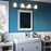 Quoizel Kolt 4 Light Bath Light, Clear/Sandblasted Interior