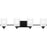 Quoizel Kolt 4 Light Bath Light, Clear/Sandblasted Interior
