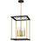 Quoizel Kynwyd 4 Light Pendant, Matte Black