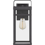 Quoizel Keaton 1 Light 16" Outdoor Wall Mount, Mottled Black