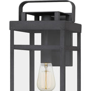 Quoizel Keaton 1 Light 18" Outdoor Wall Mount, Mottled Black