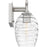 Quoizel Lucy 2 Light Bath Light, Brushed Nickel/Clear Optic Glass