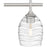 Quoizel Lucy 3 Light Bath Light, Brushed Nickel/Clear Optic Glass