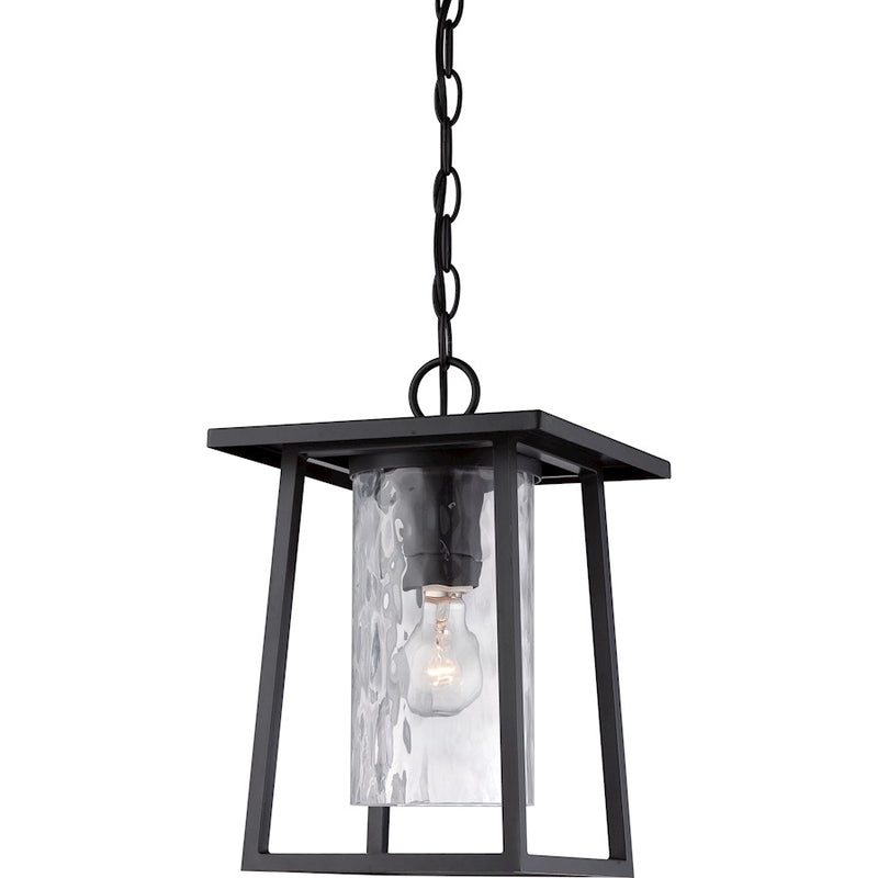 Quoizel Lodge Outdoor Hanging Lantern in Mystic Black