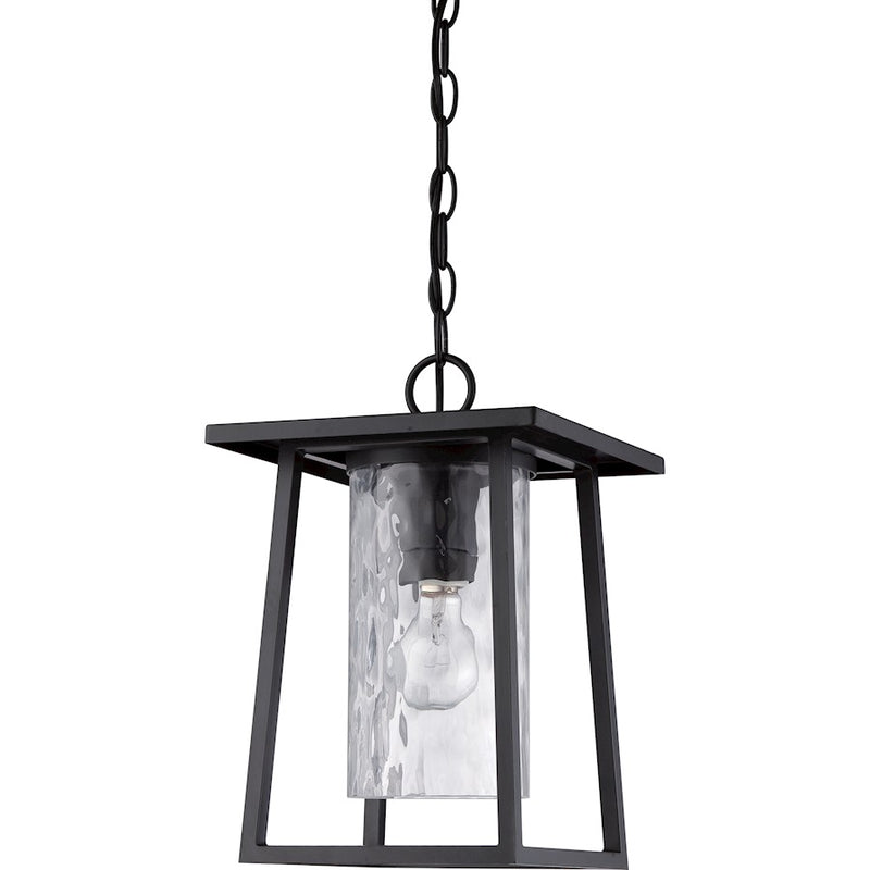 Quoizel Lodge Outdoor Hanging Lantern in Mystic Black