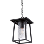 Quoizel Lodge Outdoor Hanging Lantern in Mystic Black