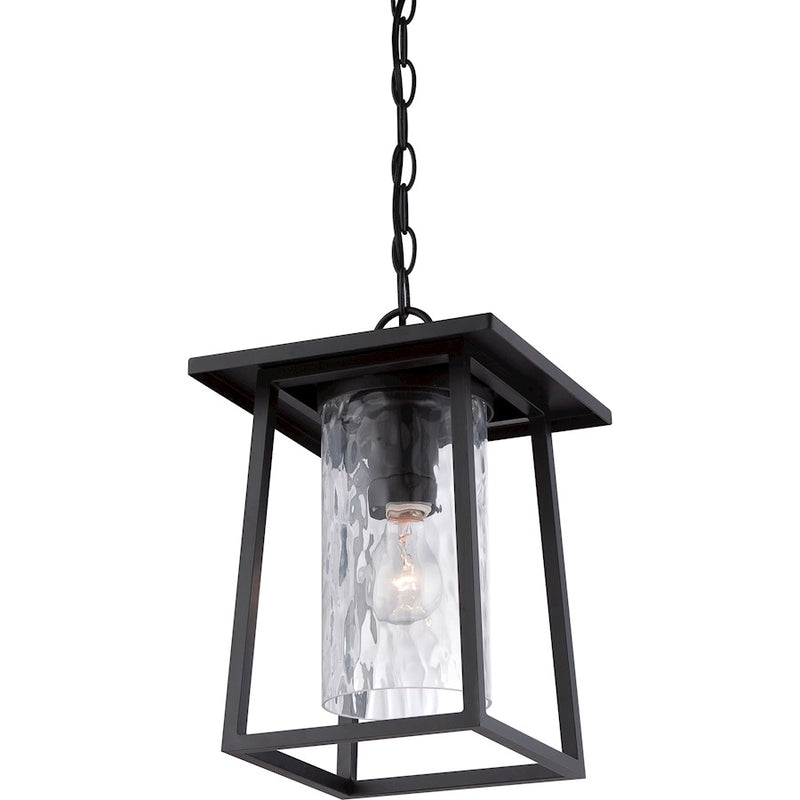 Quoizel Lodge Outdoor Hanging Lantern in Mystic Black
