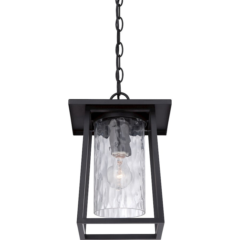 Quoizel Lodge Outdoor Hanging Lantern in Mystic Black