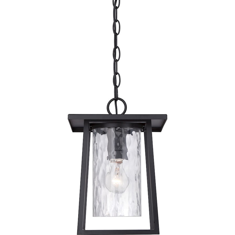 Quoizel Lodge Outdoor Hanging Lantern in Mystic Black