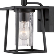 Quoizel Lodge Outdoor Wall Lantern in Mystic Black