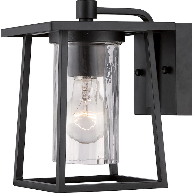 Quoizel Lodge Outdoor Wall Lantern in Mystic Black
