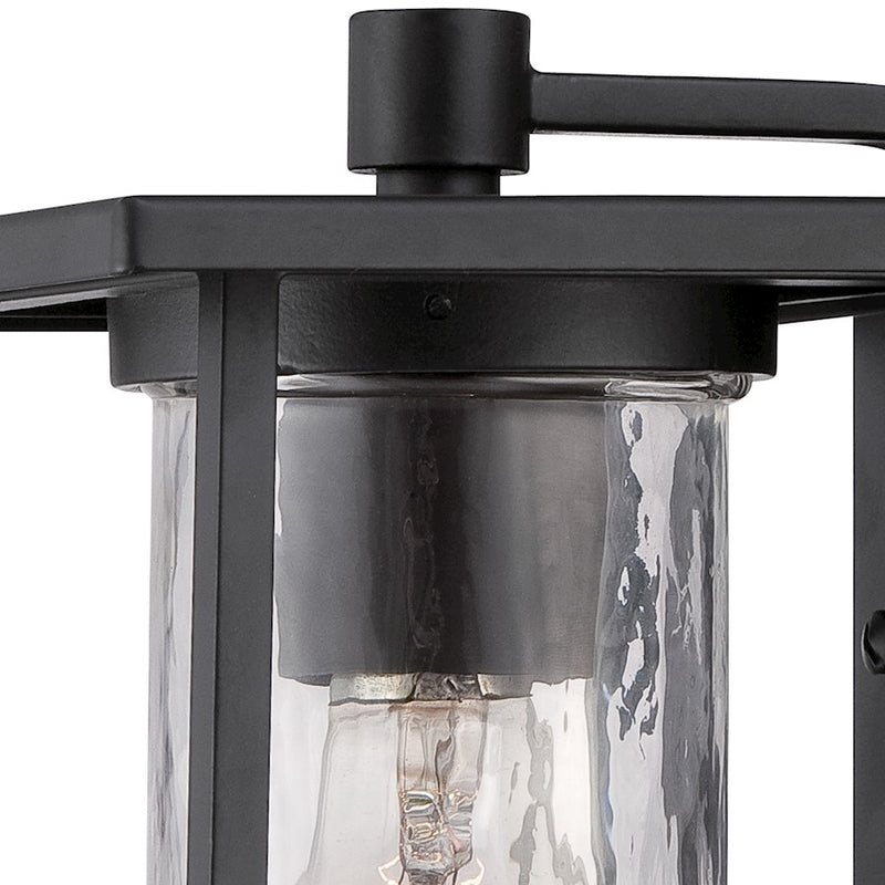 Quoizel Lodge Outdoor Wall Lantern in Mystic Black