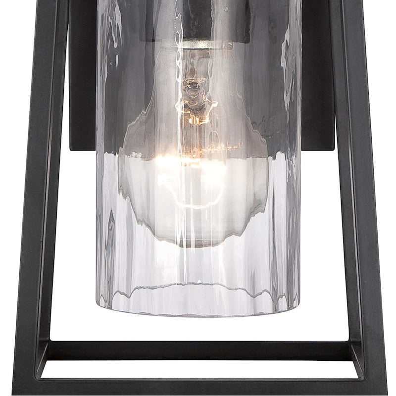 Quoizel Lodge Outdoor Wall Lantern in Mystic Black