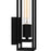 Quoizel Leighton 1 Light Wall Sconce, Matte Black
