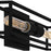 Quoizel Leighton 2 Light Bath Light, Matte Black