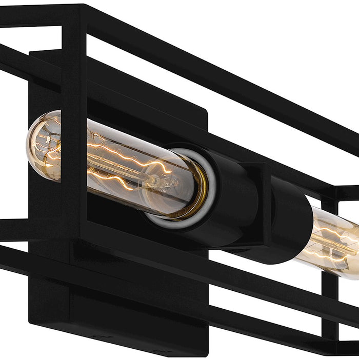 Quoizel Leighton 2 Light Bath Light, Matte Black