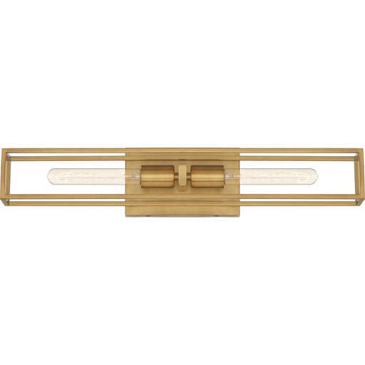 Quoizel Leighton 2 Light Bath Light, Weathered Brass