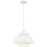 Quoizel Lumi 1Light Pendant, Matte White/Metal - LMI1814W
