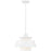 Quoizel Lumi 1Light Pendant, Matte White/Metal