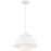 Quoizel Lumi 1Light Pendant, Matte White/Metal
