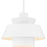 Quoizel Lumi 1Light Pendant, Matte White/Metal