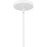 Quoizel Lumi 1Light Pendant, Matte White/Metal