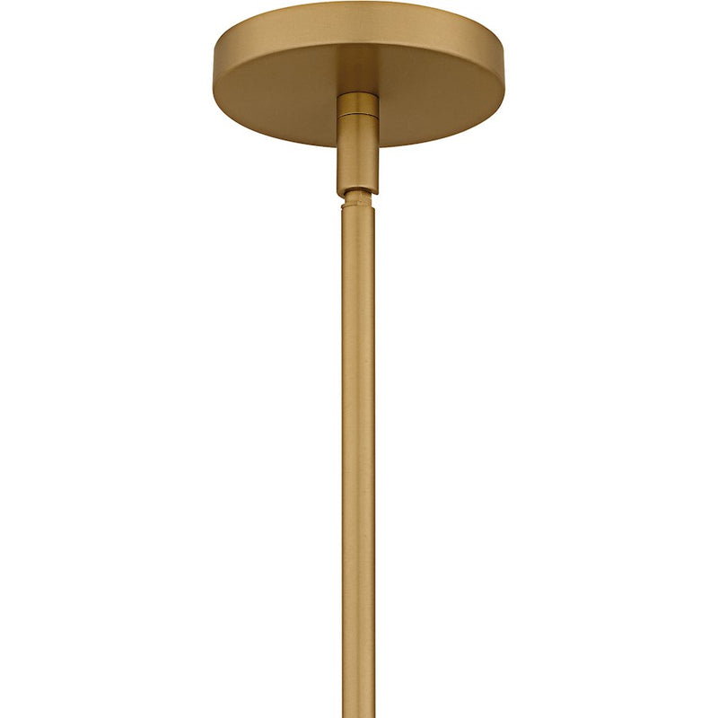 Quoizel Lumi 3Light Pendant, Brushed Weathered Brass/Metal